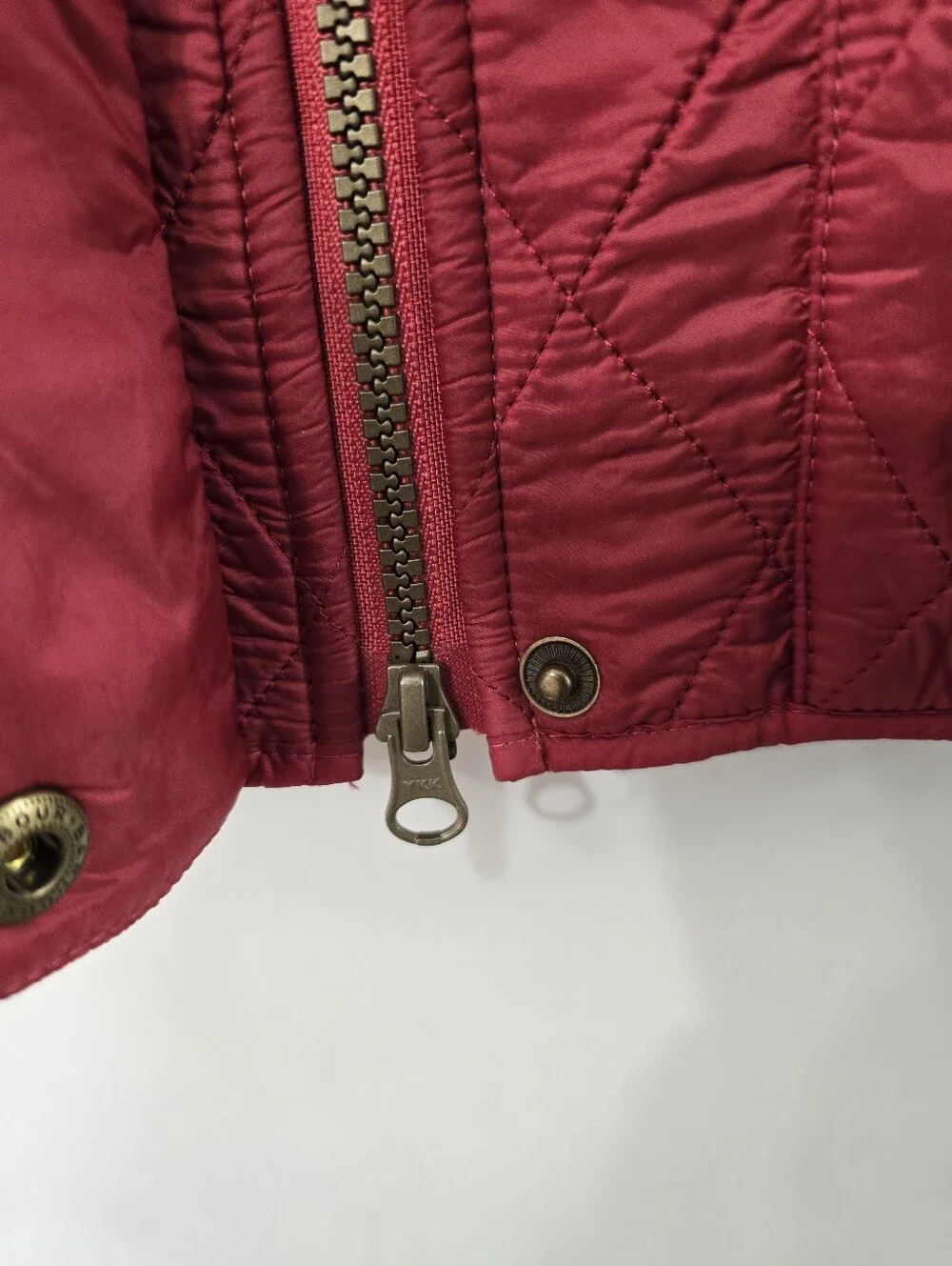 Barbour Wray Gilet Quilted Double Zip Waistcoat Vest Layering Outerwear Size 8